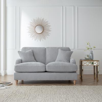 Manhattan Ice Fabric 2 Seater Sofa