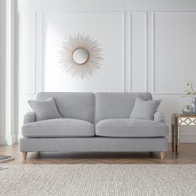 Manhattan Ice Fabric 3 Seater Sofa