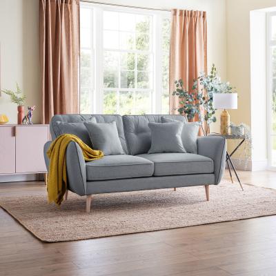 Kendal Petrol Fabric 3 Seater Sofa