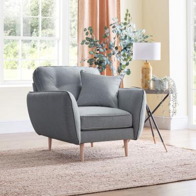 Kendal Petrol Fabric Armchair