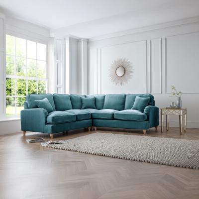 Marigot Emerald Fabric 2 Corner 2 Sofa