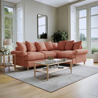 Narva Coral Fabric 2 Corner 1 Sofa