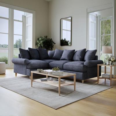 Narva Denim Fabric 1 Corner 2 Sofa