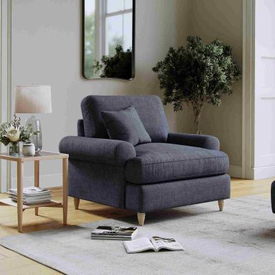 Narva Denim Fabric Armchair