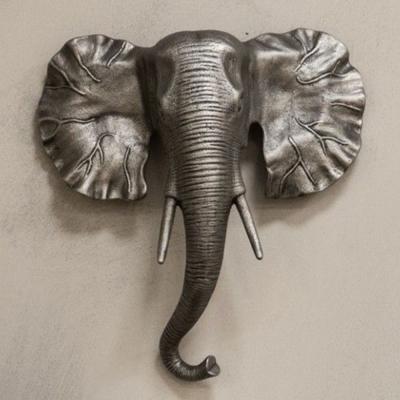 Libra Kariba Cast Aluminium Elephant Wall Art