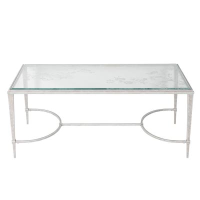 Libra Laura Ashley Aria Etched Glass Coffee Table