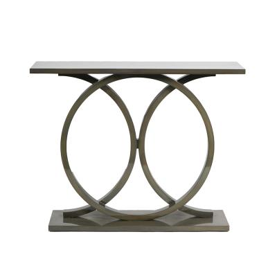 Libra Lacquer Green Mango Wood Console Table