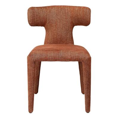 2 x Libra Milo Brown Fabric Dining Chair