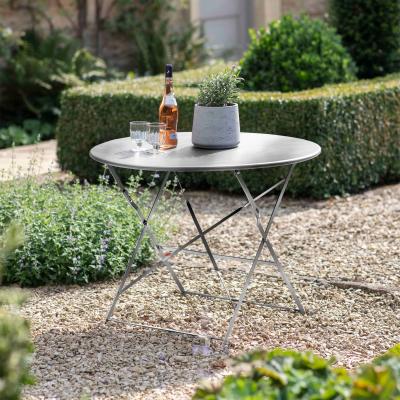 Rive Droite Bistro Table Large Silver