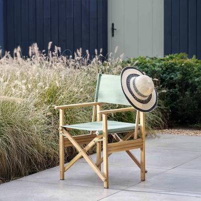 Hayle Outdoor Directors Chair Olive Green