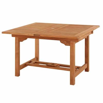 Arrow Teak Rectangular Extending Dining Table 120180cm