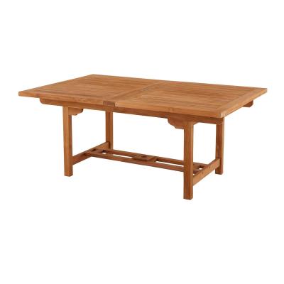 Arrow Teak Rectangular Extending Dining Table 180240cm
