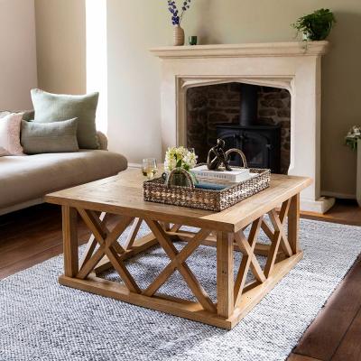 Oxhill Coffee Table Square Natural Reclaimed Pine