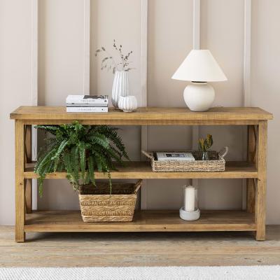 Oxhill Console Table Natural Reclaimed Pine