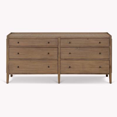 Chesterton Double Chest Of Drawers Natural Rattan
