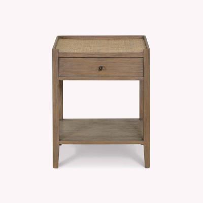 Chesterton Side Table With Drawer Natural Rattan