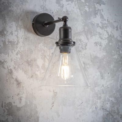 Hoxton Cone Wall Light Antique Bronze