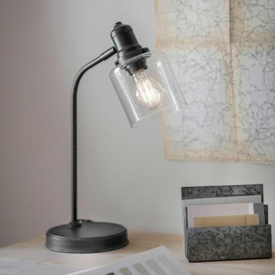 Hoxton Cylinder Table Lamp Black