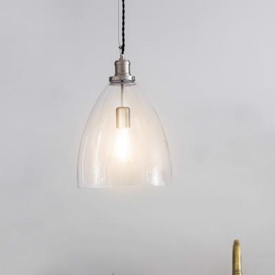 Hoxton Bullet Pendant Light Satin Nickel