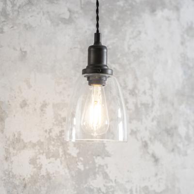 Hoxton Domed Pendant Light Antique Bronze