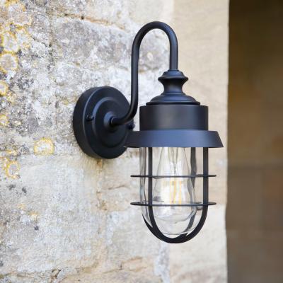 Edgeware Caged Wall Light Black