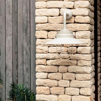 Semington Wall Light Clay Steel