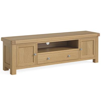 Normandy Oak 190cm Storage Large Tv Unit