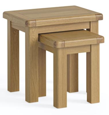 Normandy Oak Nest Of 2 Tables