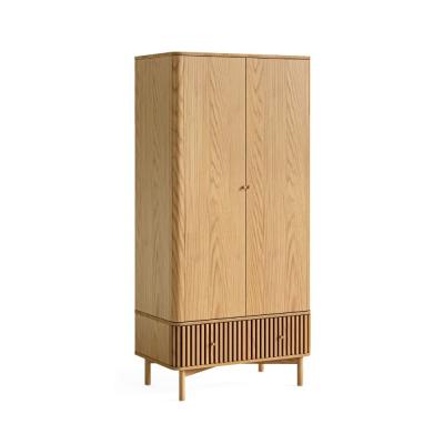 Soho Oak 2 Door Slatted Gents Wardrobe