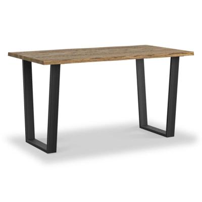 Jersey Oak Industrial Style 4 Seater Dining Table 140cm