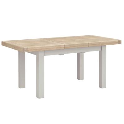 Salcombe Grey Oak 46 Seater Small Extending Dining Table 140cm185cm
