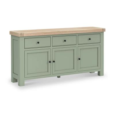 Salcombe Sage Oak 3 Door Large Sideboard