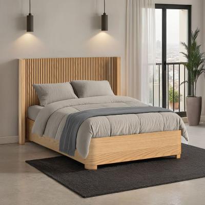 Soho Slatted Bed - Oak - 4ft 6in Double