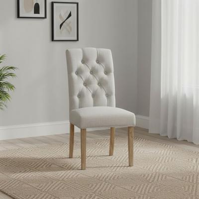 Salcombe Chelsea Dining Chair - Set of 2 - Natural Fabric