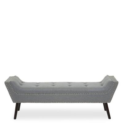 Alea Hall Bench - Grey Fabric