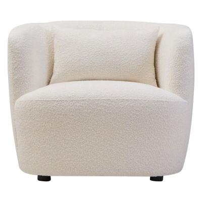 Bruge Chair - Curved - Cream Fabric