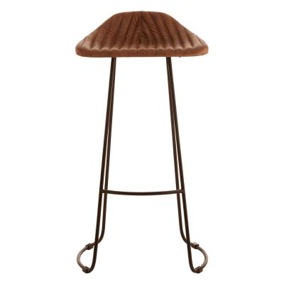 Buffalo Barstool - Set of 2 - Brown - Leather