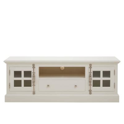 Covent TV Unit - Storage - White Mahogany Wood