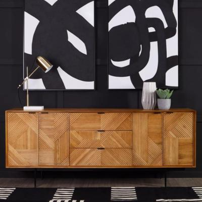 Jakara Sideboard - 4 Door - Extra Large - 200cm - Natural Wood