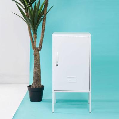 Academy Metal Cabinet - 1 Door - White