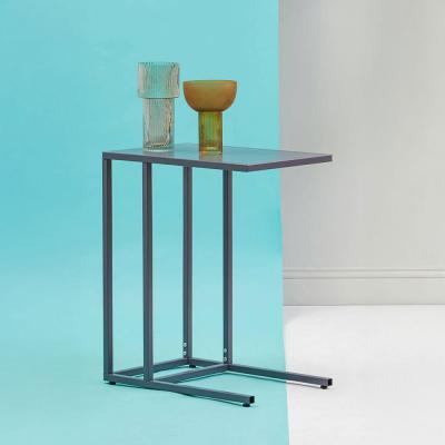 Acero Metal Side Table - Grey
