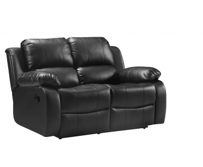 Product photograph of Valencia Genuine Leather Top Grain 2 Seater Recliner Sofa from Choice Furniture Superstore