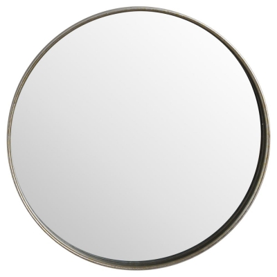 Product photograph of Hill Interiors Bronze Round Wall Mirror - 70cm X 70cm from Choice Furniture Superstore