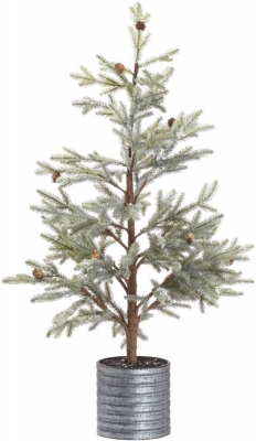 Product photograph of Hill Interiors The Noel Collection Snowy Christmas Tree from Choice Furniture Superstore