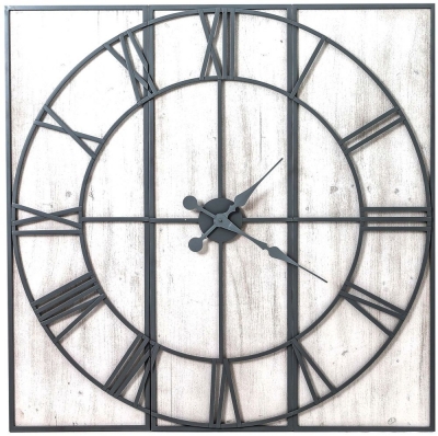 Hill Interiors Roza Panelled Wall Clock 112cm X 112cm