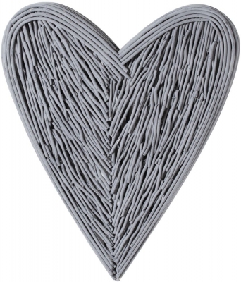 Hill Interiors Grey Willow Branch Heart