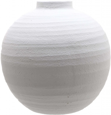 Product photograph of Tiber Large Matt White Ceramic Vase from Choice Furniture Superstore