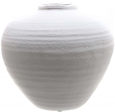 Hill Interiors Regola Matt White Ceramic Vase