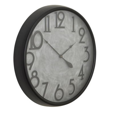 Hill Interiors Soho Concrete Effect Large Clock 80cm X 80cm