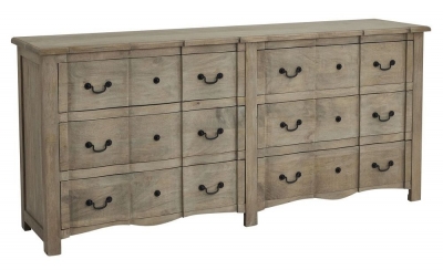 Product photograph of Hill Interiors Copgrove Wooden 6 Drawer Chest from Choice Furniture Superstore